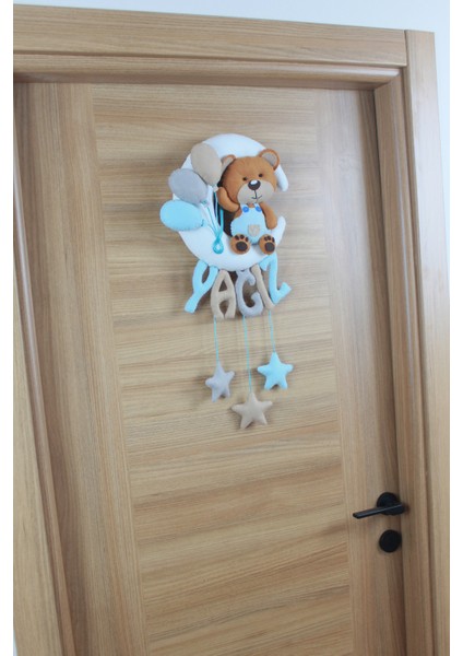 Yağız Isimli Aydede Ayıcık Bebek ve Hastane Odası Kapı Süsü modelleri