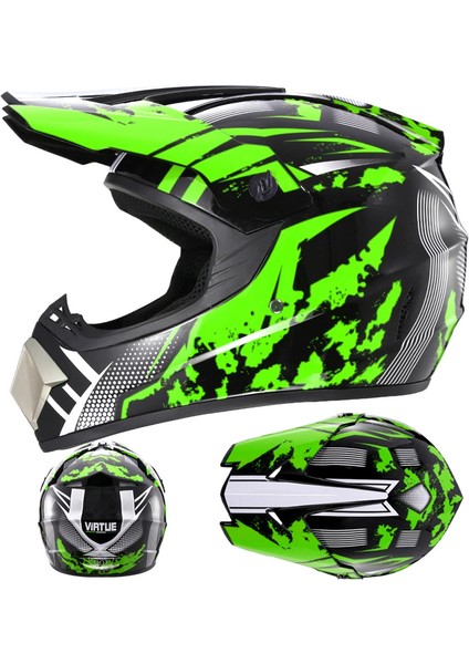 Elektrikli Motosiklet Kaskı Dağ Hız Yarışı Tam Kask (Yurt Dışından)