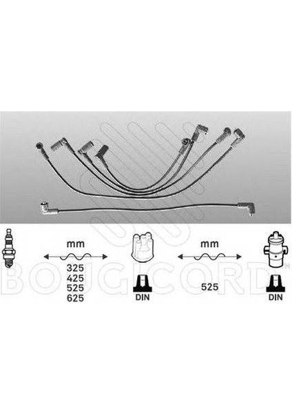 Bobin Kablosu 7691421 Fıat Tıpo 1/4 1/6 Krb Spı Sx Slx Ak .