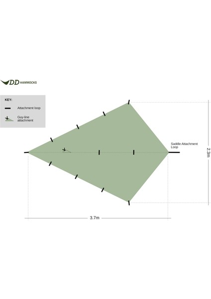 Dd Superlight - Bikepacker Tarp - Bisikletçi Barınağı
