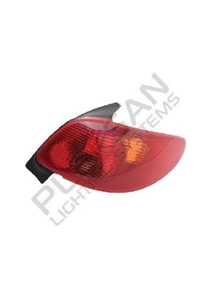 Stop Lamba Duysuz Sağ Peugeot 206 03- (6351.S0) Pleksan 4300