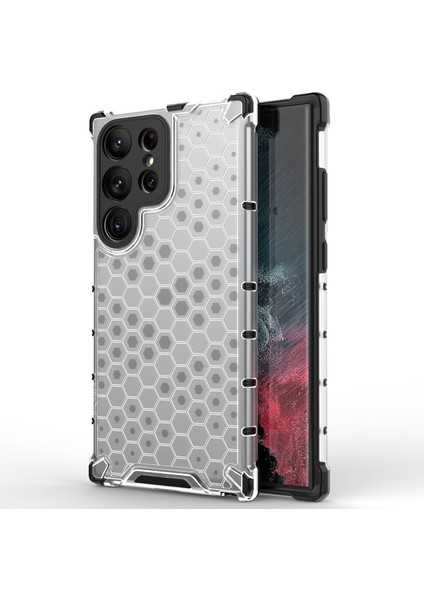 For Samsung Galaxy S23 Ultra Petek Dokulu Telefon Kılıfı Tpu + Pc Koruyucu Kapak (Yurt Dışından)