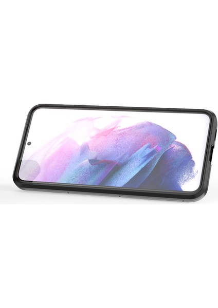 For Samsung Galaxy S23 Yüzük Tutucu Kickstand Hard Pc Yumuşak Tpu Hibrit Kılıf Anti-Drop Koruma Telefon Kapağı (Yurt Dışından) fırsatları