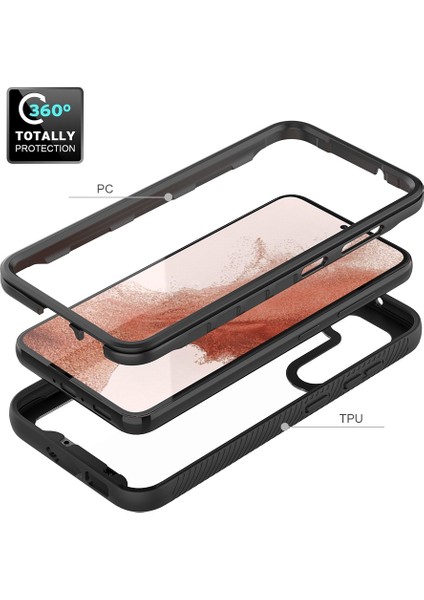 For Samsung Galaxy S23 Sert Akrilik + Pc + Yumuşak Tpu Koruyucu Cep Telefonu Kapağı Için Şok Geçirmez Telefon Kasası (Yurt Dışından) fiyatları