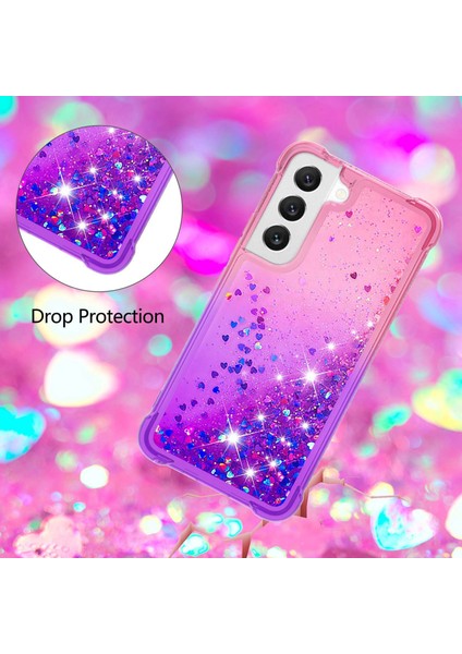 For Samsung Galaxy S23 Için Yb Quicksand Serisi-3 Plus Gradyan ve Sıvı Akan Sıvı Akan Işıltı Kabuğu Anti-Çizik Tpu Arka Kapak (Yurt Dışından) fırsatları