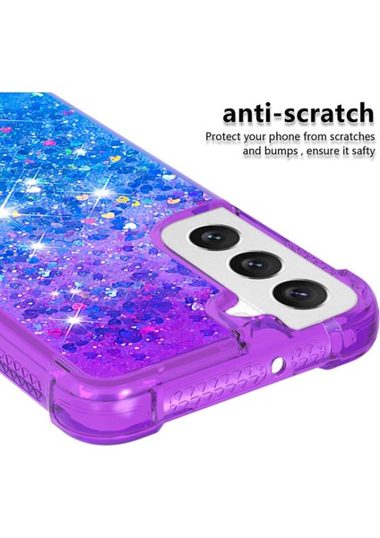 For Samsung Galaxy S23 Için Yb Quicksand Serisi-3 Plus Gradyan ve Sıvı Akan Sıvı Akan Işıltı Kabuğu Anti-Çizik Tpu Arka Kapak (Yurt Dışından) modelleri