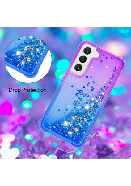 For Samsung Galaxy S23 Için Yb Quicksand Serisi-3 Plus Gradyan ve Sıvı Akan Sıvı Akan Işıltı Kabuğu Anti-Çizik Tpu Arka Kapak (Yurt Dışından) fırsatları