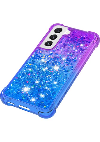 For Samsung Galaxy S23 Için Yb Quicksand Serisi-3 Plus Gradyan ve Sıvı Akan Sıvı Akan Işıltı Kabuğu Anti-Çizik Tpu Arka Kapak (Yurt Dışından) indirimleri