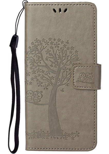 For Samsung Galaxy S23 Için Telefon Kapağı, Stand Özellik Pu Deri Baskılı Baykuş Ağacı Desen Manyetik Toka Flip Cüzdan Kılıfı (Yurt Dışından) indirimleri