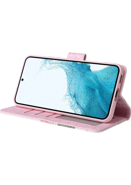 For Samsung Galaxy S23 Pu Deri Deri Şok Geçirmez Telefon Stand Kılıfı Şık Lake Rfıd Engelleme Cüzdan Kapağı (Yurt Dışından) fırsatları