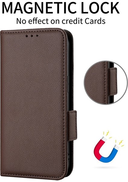 For Samsung Galaxy S23 Için Anti-Cratchi Litchi Doku Telefon Kılıfı, Stand Cüzdan Pu Deri Manyetik Toka Folio Flip Telefon Kapağı (Yurt Dışından) fiyatları