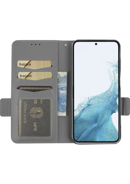 For Samsung Galaxy S23 Plus Için Sonbahar Anti Telefon Kılıfı, Litchi Doku Stand Standı Pu Deri Manyetik Toka Koruyucu Folyo Flip Telefon Kapağı (Yurt Dışından) modelleri