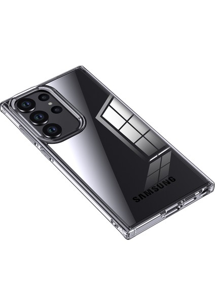 For Samsung Galaxy S23 Ultra Tpu Çerçeve Pc Geri Hibrit Kapak Ön Anti Anti Cep Telefon Kılıfı (Yurt Dışından)