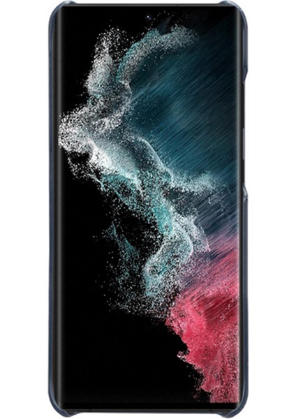 For Samsung Galaxy S23 Ultra Buzağı Dokulu Telefon Kapağı Pu Deri Kaplamalı Pc Anti-Fall Cep Telefon Kılıfı (Yurt Dışından) fiyatları