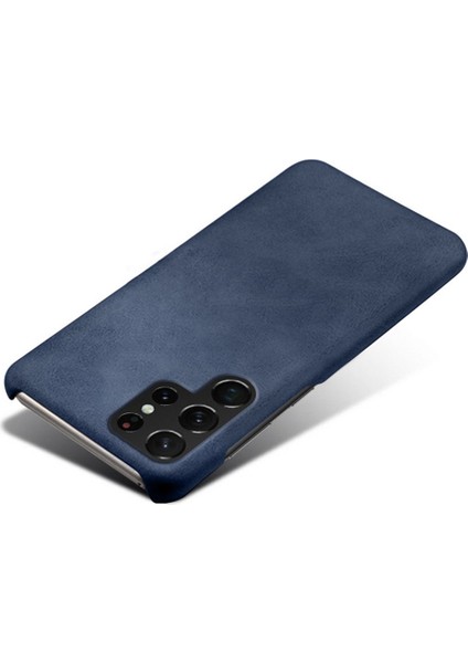 For Samsung Galaxy S23 Ultra Buzağı Dokulu Telefon Kapağı Pu Deri Kaplamalı Pc Anti-Fall Cep Telefon Kılıfı (Yurt Dışından) modelleri