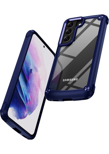For Samsung Galaxy S23 Için Plus 5g Metal Düğmesi Hard Pc + Tpu Damla Geçirmez Kapak Cep Telefonu Çizgiye Karşı Çizme Araç Kılıfı (Yurt Dışından) fiyatları