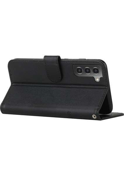 For Samsung Galaxy S23 Için Pu Pu Deri Telefon Kılıfı Dikiş Tasarımı Damla Geçirmez Stand Cüzdan Kapağı Kayış (Yurt Dışından) indirimleri