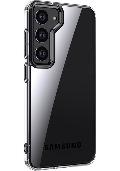 For Samsung Galaxy S23 Için Cep Telefonu Kılıfı, Tpu Frame Pc Geri Drop Anti-Drop Akıllı Telefon Kapağı (Yurt Dışından)
