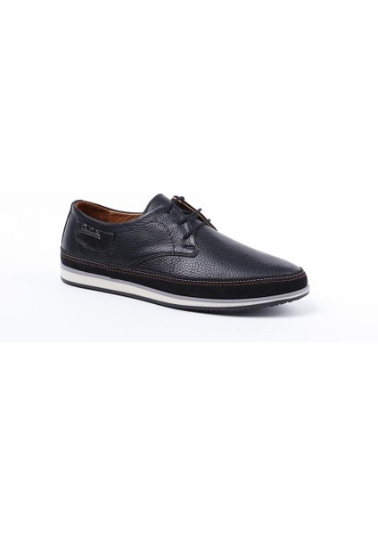S Erkek Günlük Deri Comfort Bağlı Ayakkabı 62333 Siyah