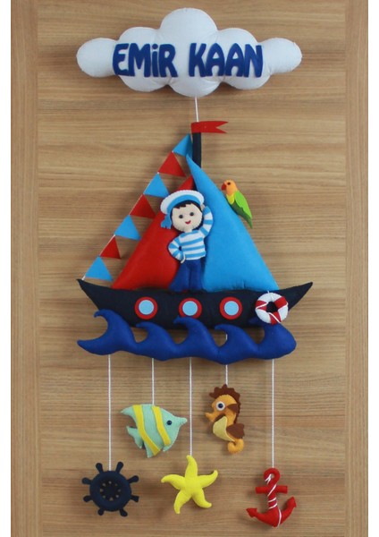 Emir Kaan Isimli Denizci Kapı Süsü