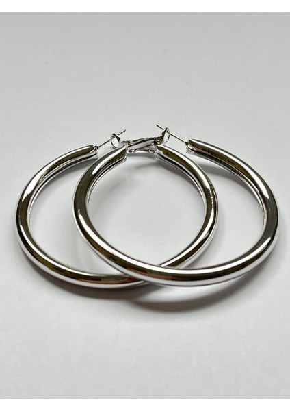 Kararmaz Hafif Halka Küpe ( 5,5 Cm)
