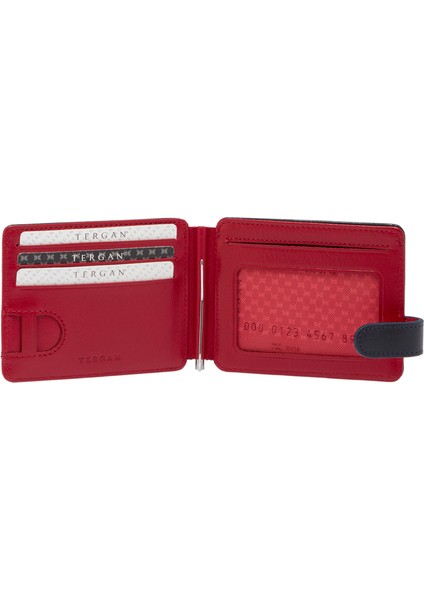 Lacivert Deri Unisex Kartlık 01637Z47