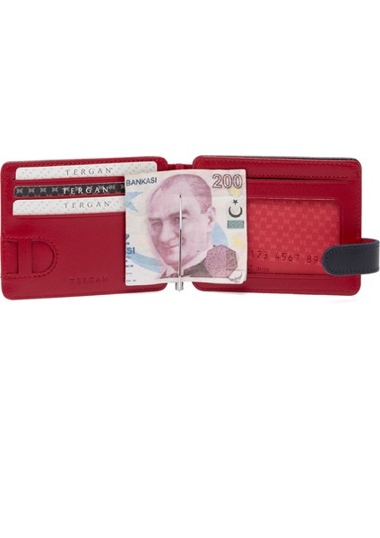 Lacivert Deri Unisex Kartlık 01637Z47