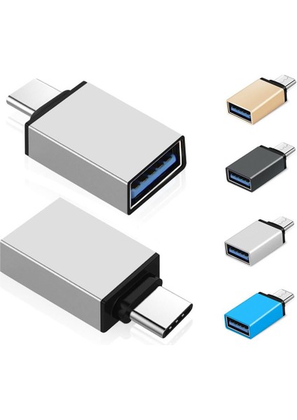 Type-C To USB 3.0 Çevirici Data Otg Adaptör Dönüştürücü