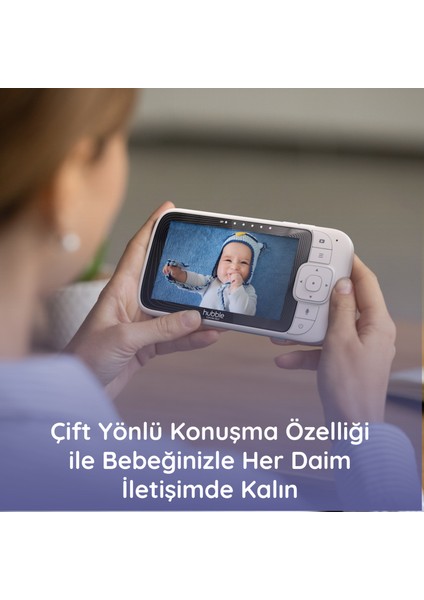 Nursery Pal Cloud 5" Hd Wi-Fi Dijital Bebek Kamerası + Gece Lambası