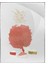 Meyveler Altın Gold Pembe Modern Illüstrasyon Poster P-003616 1