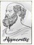 Hipokrat Hippocrates Portre Çizim Poster P-003449 1