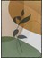 Yapraklar ve Şekiller Yeşil ve Toprak Tonları Modern Poster P-003882 1