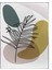 Bitki Yapraklar ve Şekiller Modern Poster P-002095 1