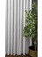 Taç Kumlu Keten Krem 1/2 Seyrek Pile Tül Perde Tek Kanat - Krem 100 x 240 cm 4