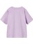 Snoopy Peanuts Desenli Bisiklet Yaka, Kısa Kollu T-Shirt Lila / Mor Renk 2