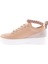 ES851-23Y Kadin Kalin Taban Halhal Detayli Silver Taşli Sneakers Ayakkabi 3