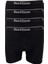 4 adet Feelline Siyah Pamuklu Doğal Likralı Erkek Boxer 1