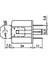 12V 40A Mini Röle 4 Terminalli Toz Korumalı Elo 700140102 4