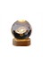 Işıklı Ahşap Kaideli Toz Bulutu Temalı Cam Küre 8cm*6cm 3
