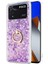 Xiaomi Poco M4 Pro 4g Kılıf Glitter Liquid Holder Mor 1