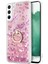 Samsung Galaxy S22 Kılıf Glitter Liquid Holder Pembe 1