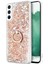 Samsung Galaxy S22 Plus Kılıf Glitter Liquid Holder Gold 1