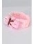 Ayıcıklı Peluş Bandana Saç Bandı Pembe 0-10 Yaş 1