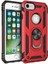 Apple iPhone 7 Kılıf Zore Vega Tank Sert Yüzüklü Standlı Zırh Koruma Kapak 1