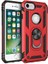 Apple iPhone 8 Kılıf Zore Vega Tank Sert Yüzüklü Standlı Zırh Koruma Kapak 3