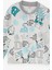 Erkek Bebek Pijama Takımı Yazı Desenli 4 Ay-1 Yaş, Ekru 3