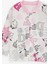 Kız Bebek Pijama Takımı Yazı Desenli 4 Ay-1 Yaş, Ekru 4