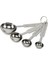 Minik Ölçü Kaşıkları Ölçek Seti 4'lü Metal Set 1