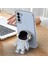 Casestreet Xiaomi Redmi Note 11 Pro Kılıf Kamera Korumalı Astronot Standlı Desenli Standlı Silikon Siyah 2