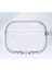 Casestreet Apple Airpods Pro 2 Kılıf Şeffaf Sert Silikon Kancalı SF15 Renksiz 1